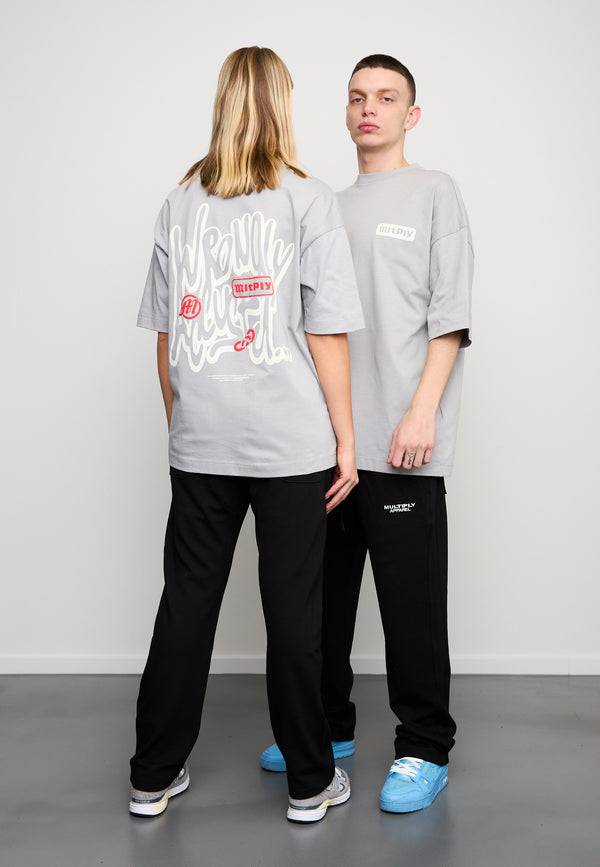 Multiply Spparel Oversize T-Shirt RIGHTS Ultimate Grey Großer Ausverkauf