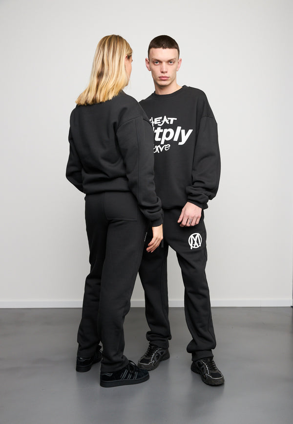 Multiply Spparel Oversize Sweatshirt MLTPLY WAVE Black Soda Washed Osterangebot