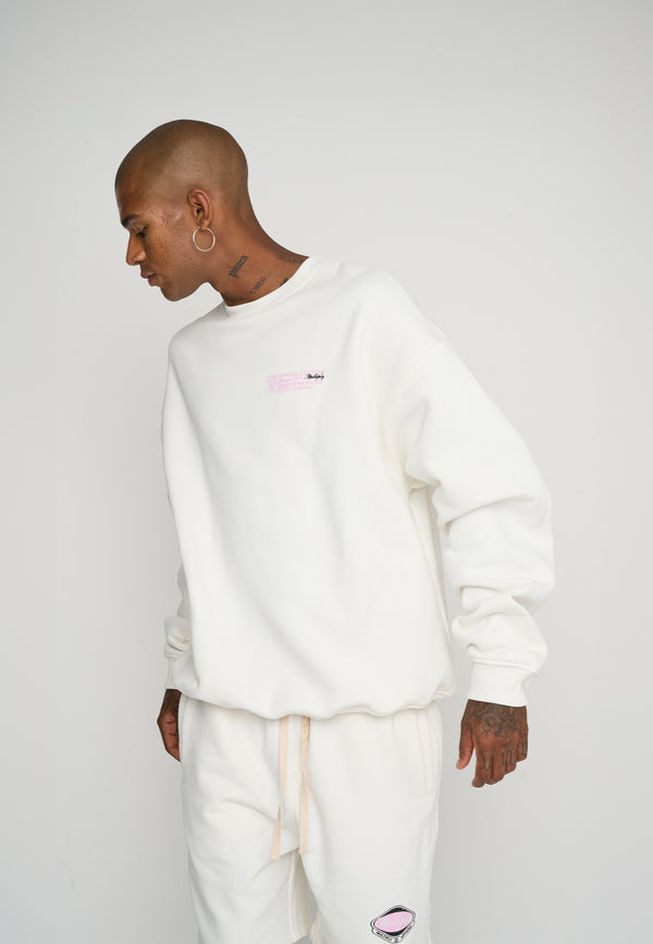 Multiply Spparel Oversize Sweatshirt RESERVED Snow White Vatertagsangebot