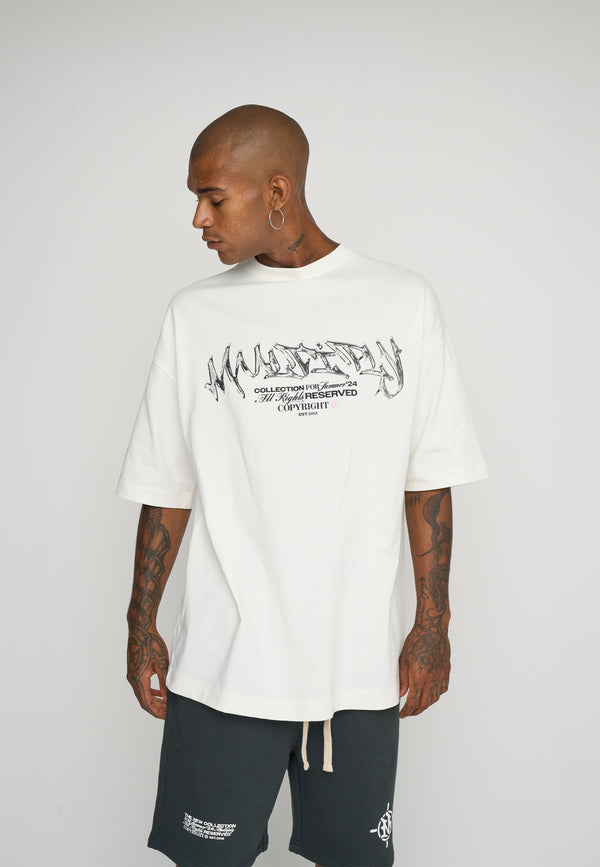 Multiply Spparel Oversize T-Shirt COMPANY Snow White Top Angebot