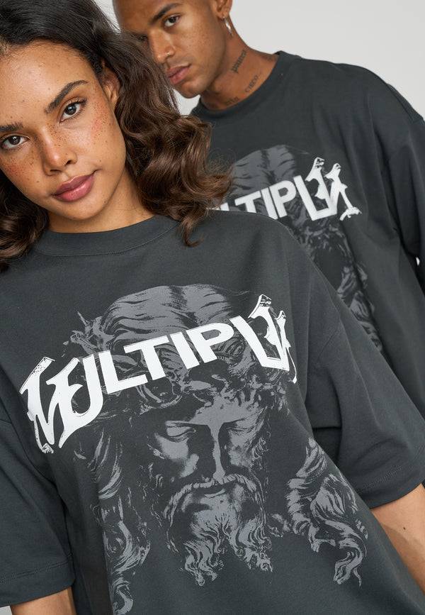 Multiply Spparel Oversize T-Shirt SACRED Black Soda Online Outlet