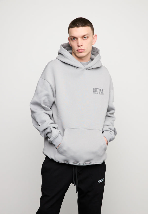 Multiply Spparel Oversize Hoodie WRONGLY Ultimate Grey Kauf eins, bekomm eins gratis
