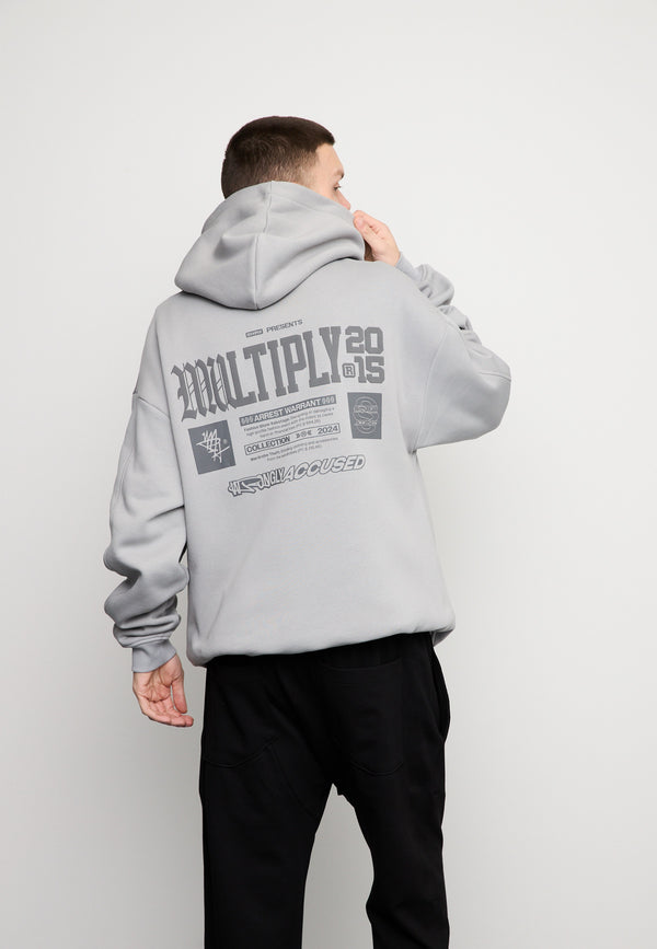 Multiply Spparel Oversize Hoodie WRONGLY Ultimate Grey Kauf eins, bekomm eins gratis