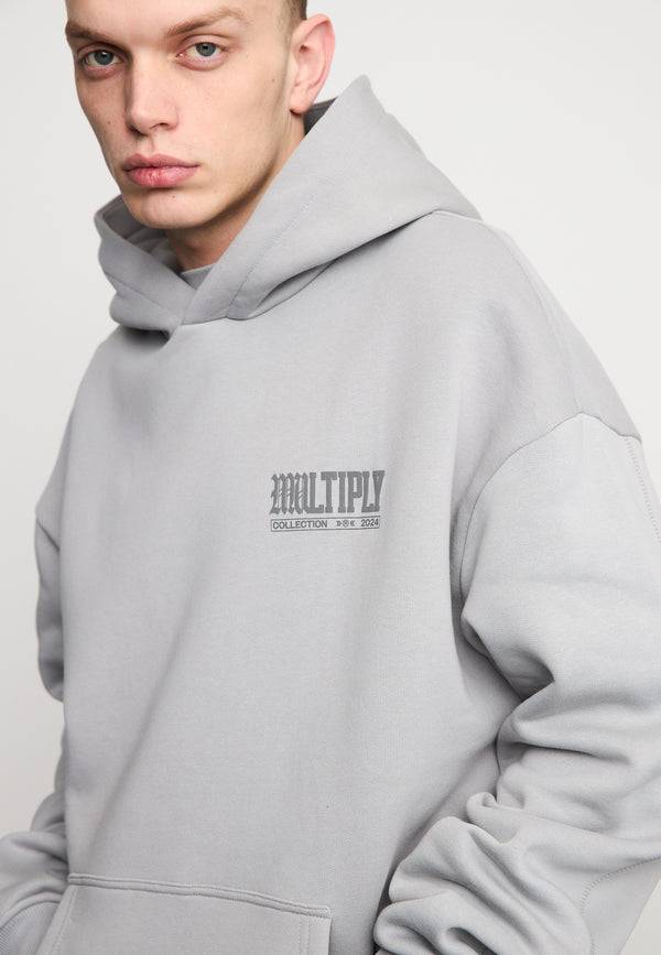 Multiply Spparel Oversize Hoodie WRONGLY Ultimate Grey Kauf eins, bekomm eins gratis