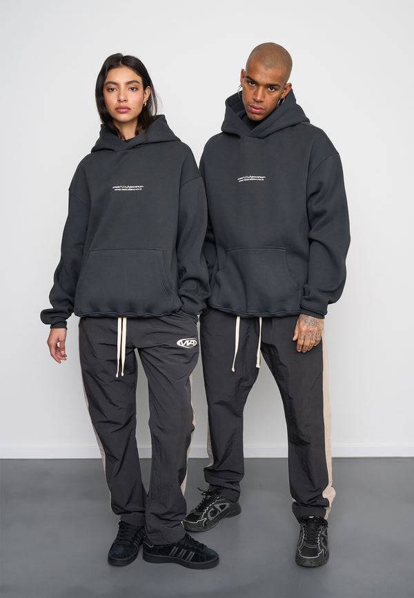 Multiply Spparel Oversize Hoodie V Visions Black Soda Washed JETZT KAUFEN