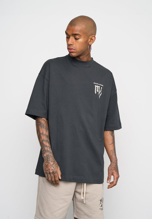 Multiply Spparel Oversize T-Shirt KICKFLIP Black Soda Washed Bis zu 50% Rabatt
