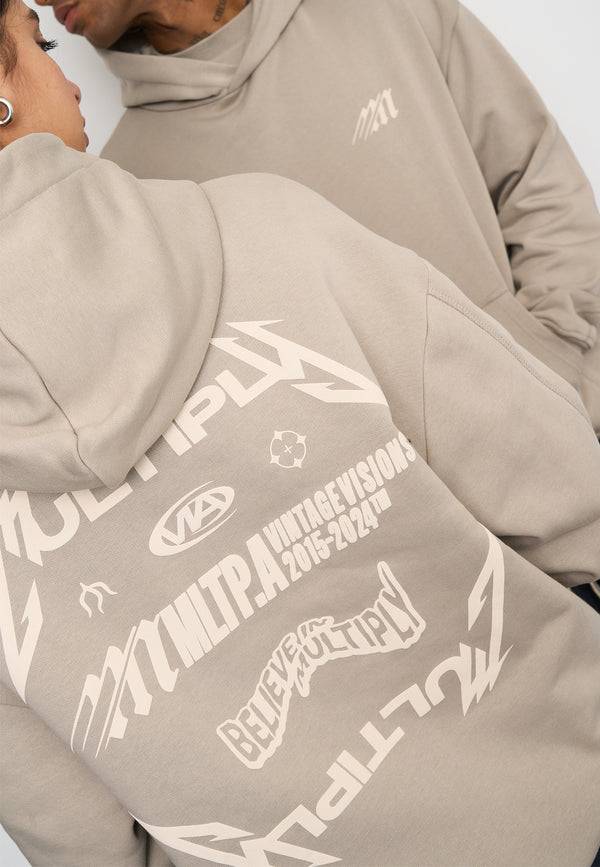 Multiply Spparel Oversize Hoodie NIGHT VISION Vintage Khaki Bis zu 60% Rabatt