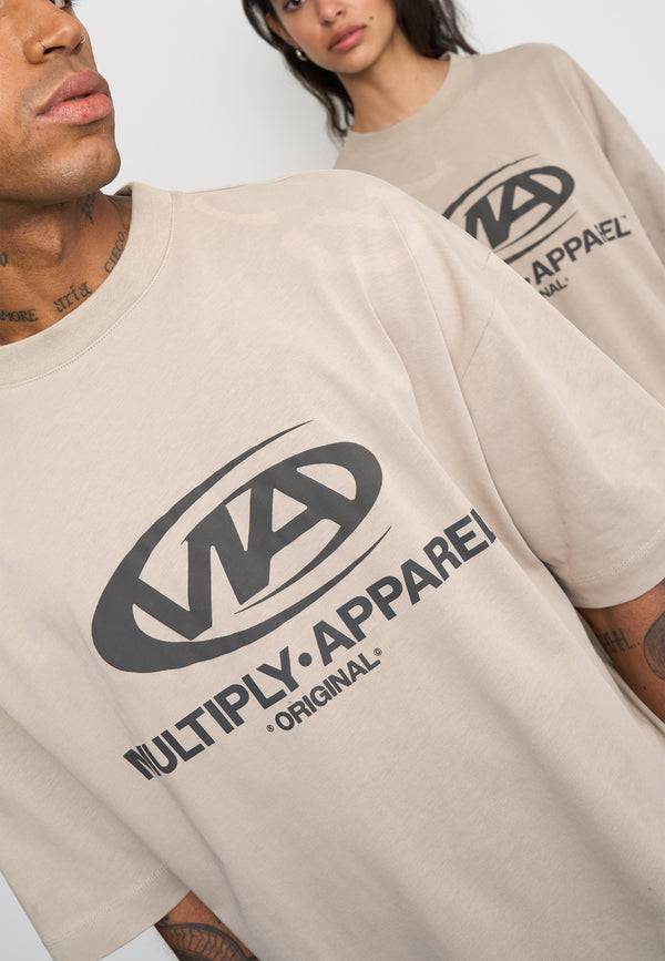 Multiply Spparel Oversize T-Shirt GRIND Vintage Khaki Sonderangebot der Fabrik