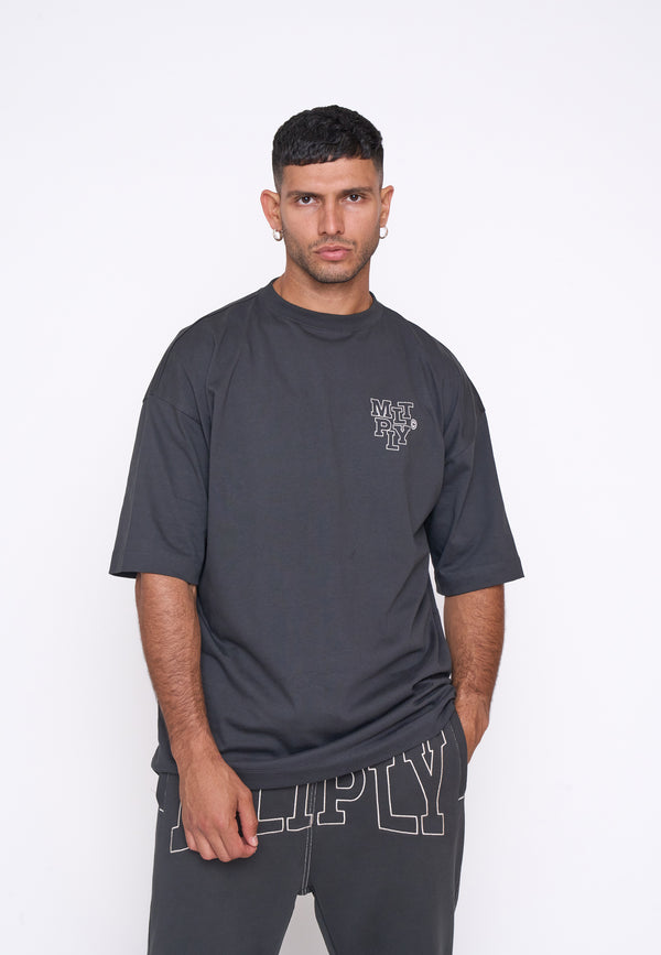 Multiply Spparel Oversize T-Shirt ELISION Black Soda Fabrikladen
