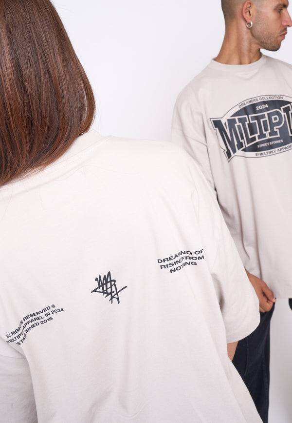Multiply Spparel Oversize T-Shirt SPIRIT Dove Begrenzt auf 3 Tage