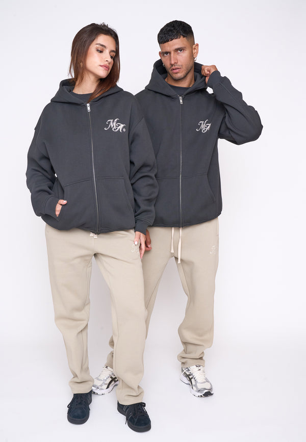 Multiply Spparel Oversize Zip Hoodie HERO Black Soda Black Friday Preise