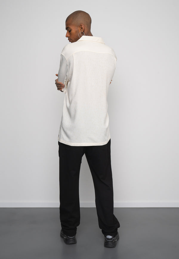 Multiply Spparel Oversize Shirt INMATES White Asparagus Blitzverkäufe