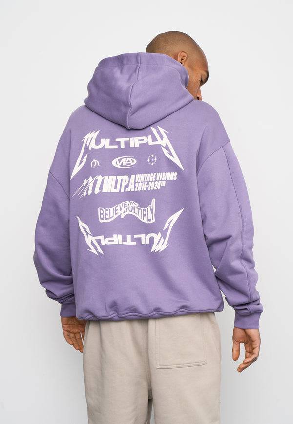 Multiply Spparel Oversize Zip Hoodie TEAMWORK Cadet Sonderangebot