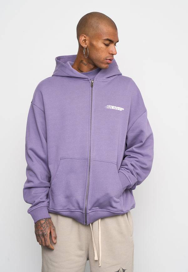 Multiply Spparel Oversize Zip Hoodie TEAMWORK Cadet Sonderangebot