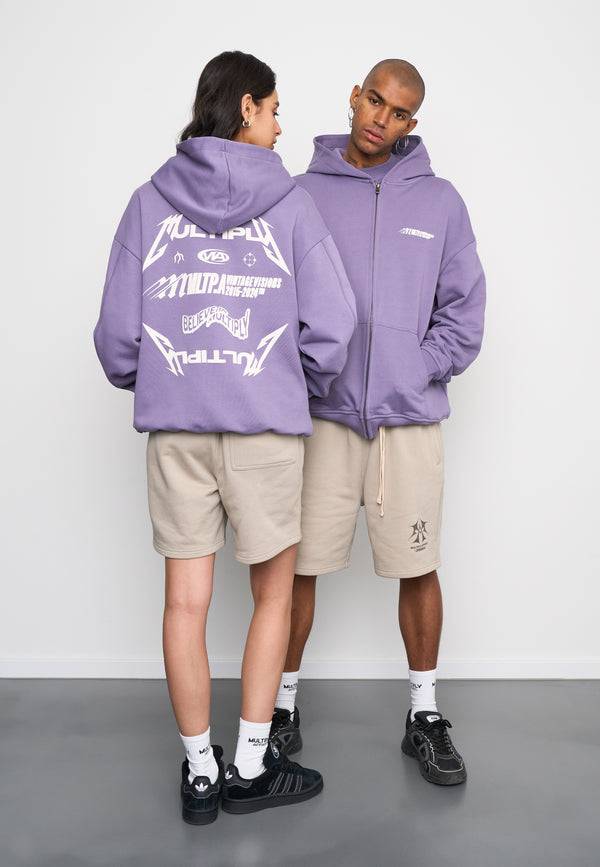 Multiply Spparel Oversize Zip Hoodie TEAMWORK Cadet Sonderangebot