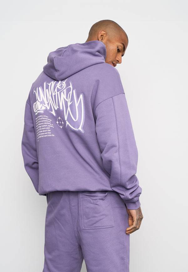 Multiply Spparel Oversize Zip Hoodie VISIONARY Cadet Rabatt