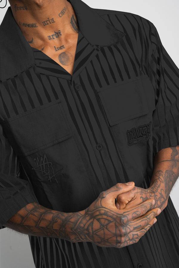 Multiply Spparel Oversize Shirt BARS Black Soda Großer Ausverkauf