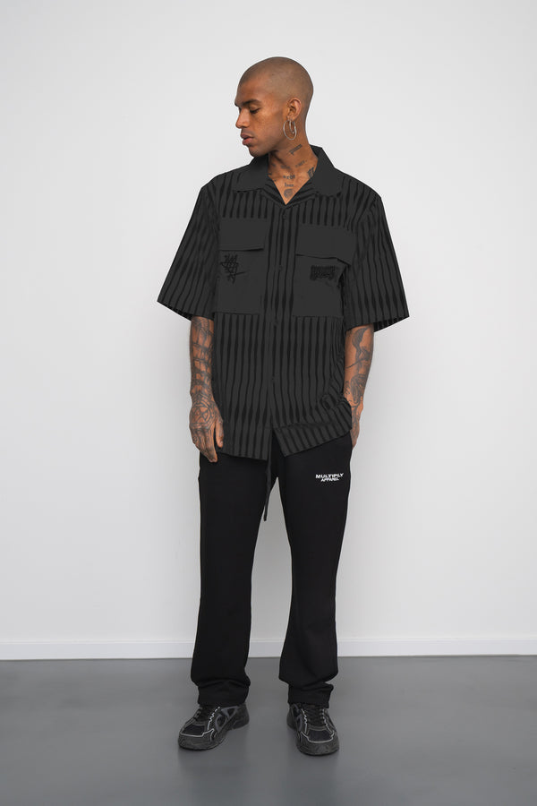 Multiply Spparel Oversize Shirt BARS Black Soda Großer Ausverkauf