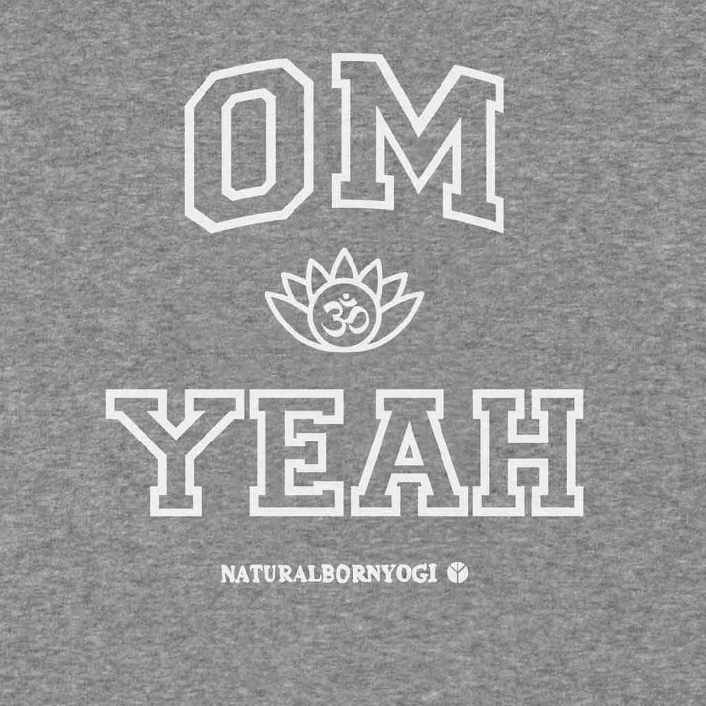 Natural Born Yogi Om Yeah – Sweatshirt Hoodie-Kleid grau Tiefpreis