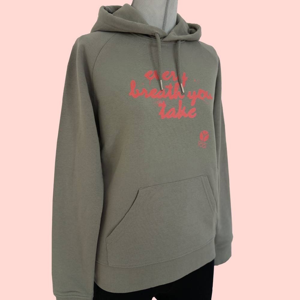 Natural Born Yogi Every Breath – Sweatshirt Hoodie Neueste Stile