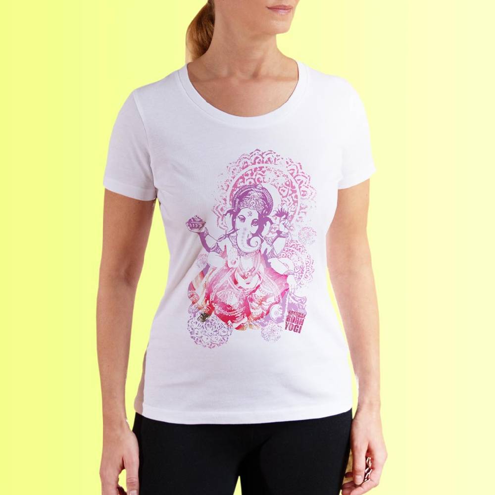 Natural Born Yogi Groovy Ganesha – Yoga Shirt Nur noch ein Tag übrig