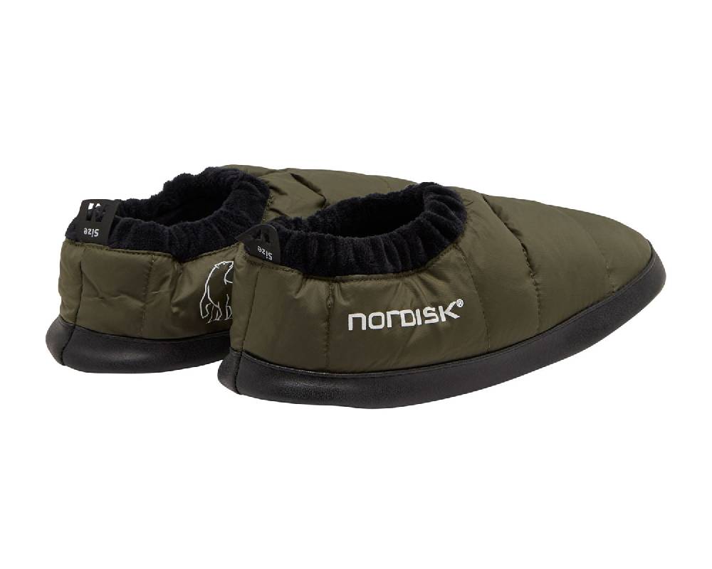 Nordisk Mos down shoes Dark Moss Neuheiten