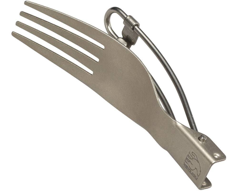 Nordisk Titanium foldable fork Fork Matt Silver Sonderangebot der Fabrik