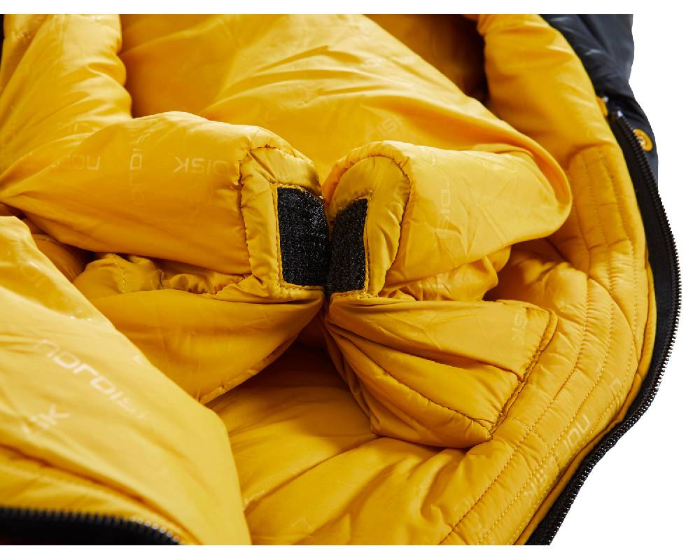 Nordisk Oscar -10° Mummy Kunstfaser Rio Red/ Mustard Yellow/ Black Fabrikladen