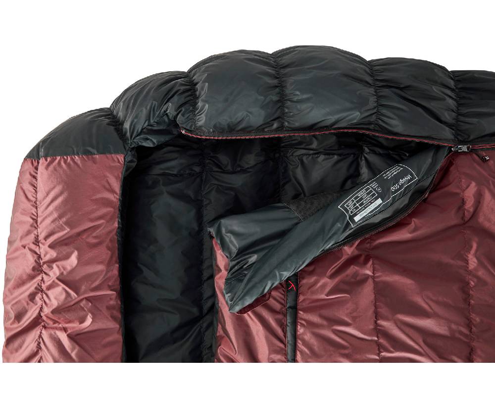 Nordisk Voyage 500 Left zip Daune (-5° C) | Ribbon red Black Friday Preise