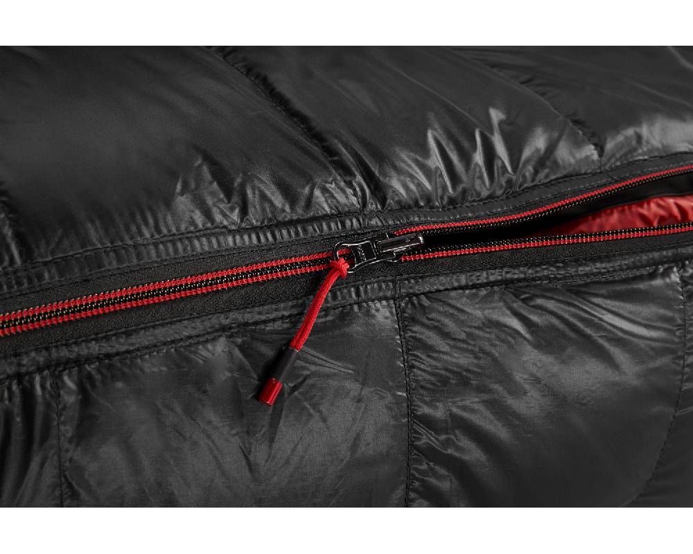 Nordisk V.I.B. 400 Left zip Daune (-2° C) | Black Kostenloser Versand
