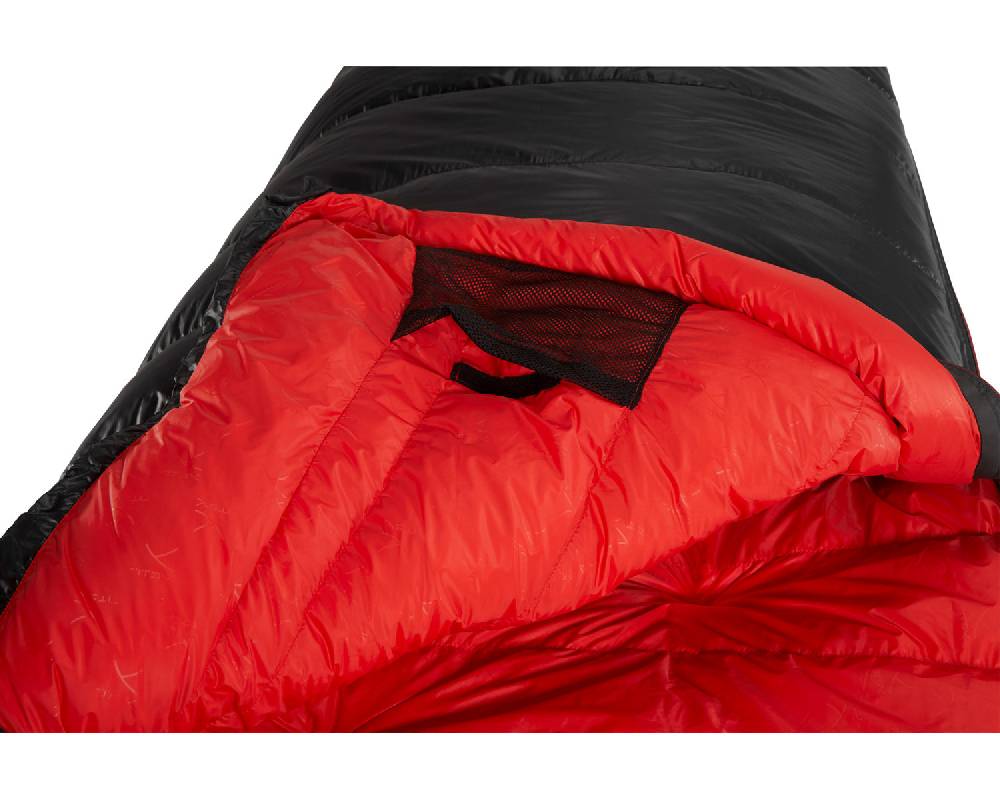 Nordisk V.I.B 400 Right zip Daune (-2° C) | Black Limitierter Zeitrabatt