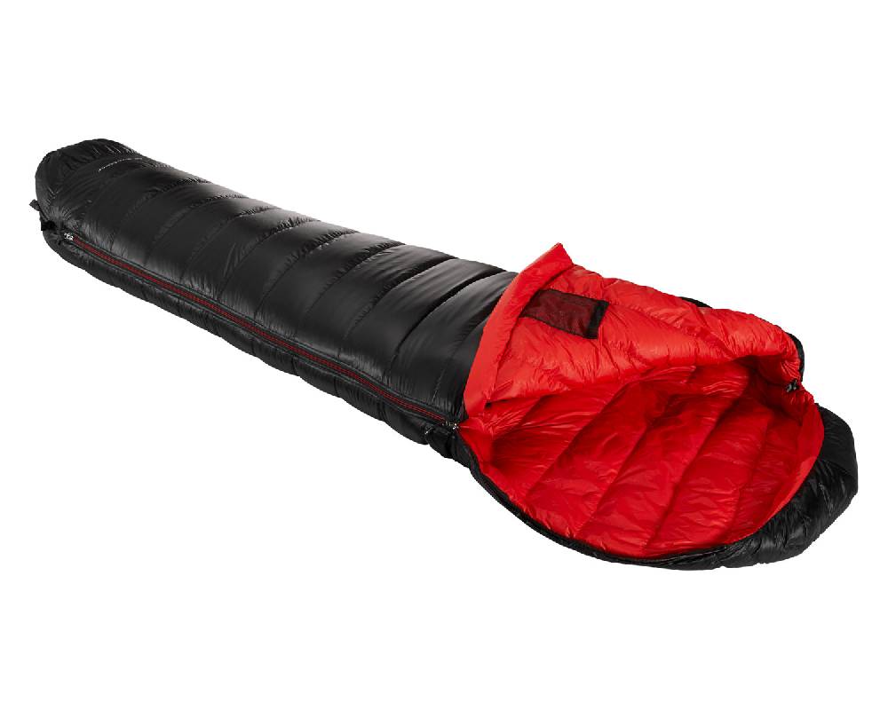 Nordisk V.I.B. 250 Left zip Daune (5° C) | Black Fabrik Onlineshop