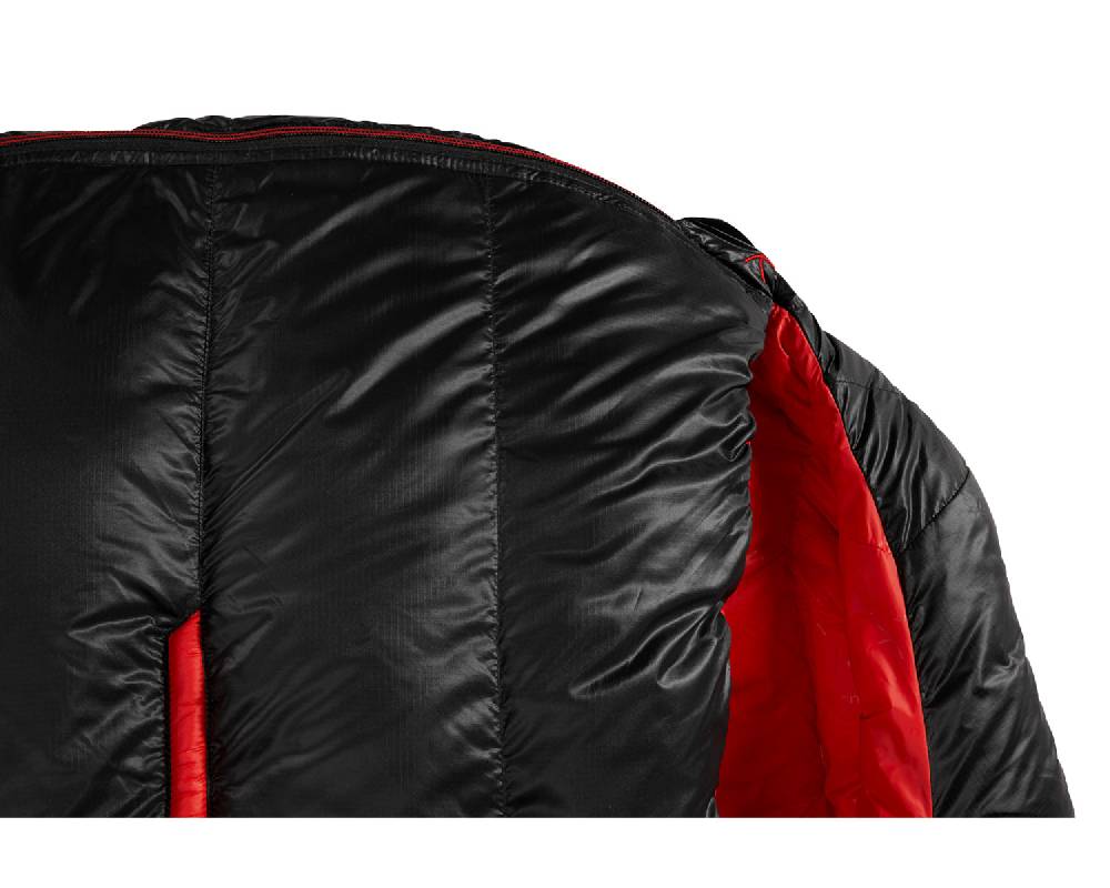 Nordisk V.I.B 250 Right zip Daune (5° C) | Black Fabrikpreis