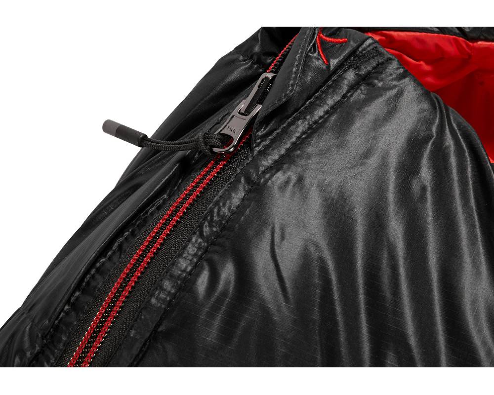 Nordisk V.I.B 250 Right zip Daune (5° C) | Black Fabrikpreis
