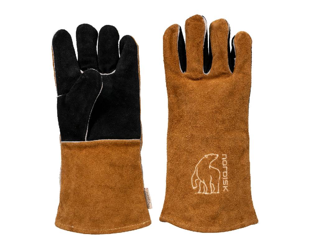 Nordisk Torden gloves Brown/Black Neueste Mode