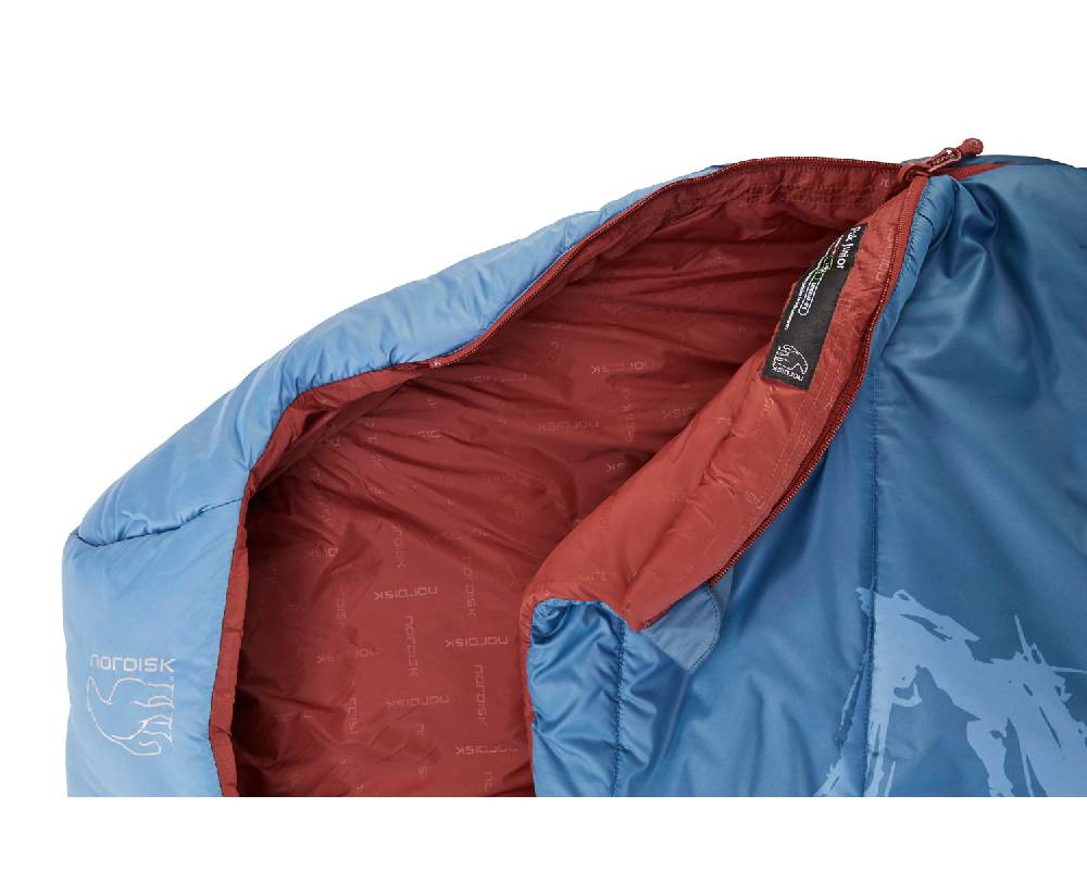Nordisk Puk Junior | Kunstfaser Majolica Blue Sonderangebot der Fabrik