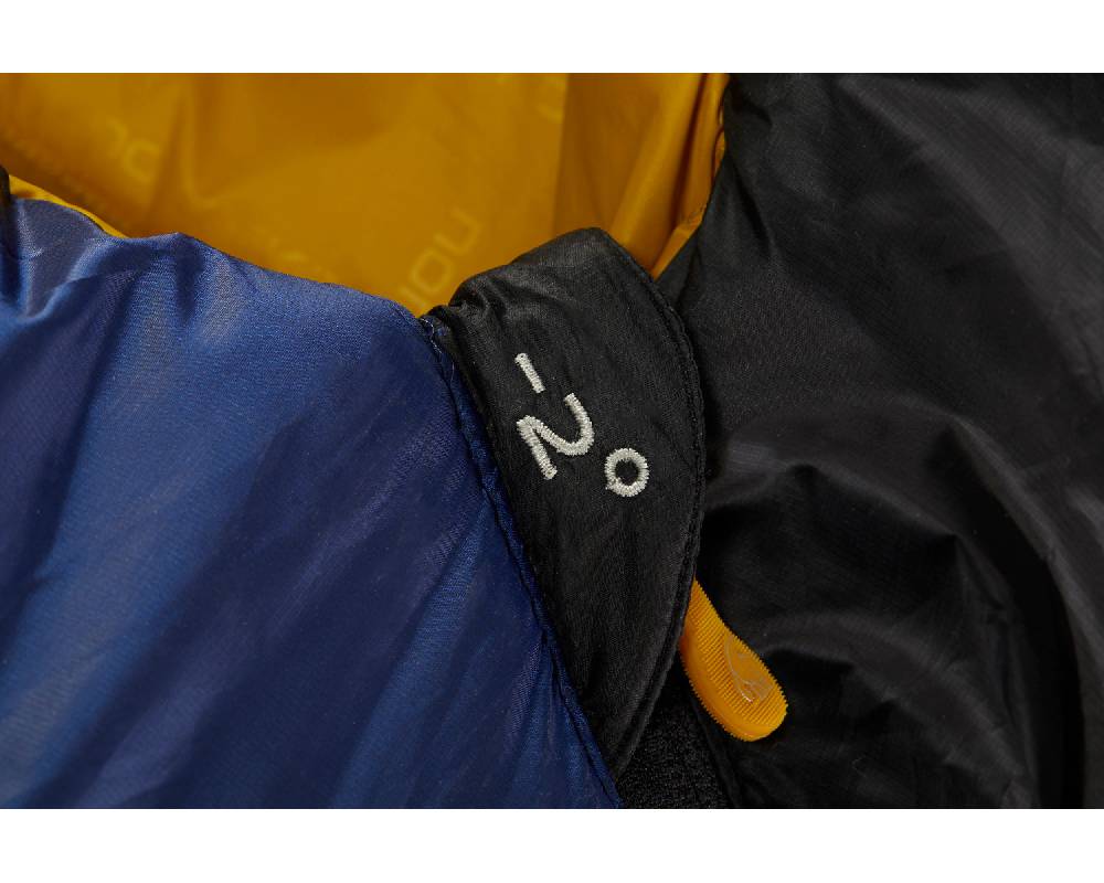 Nordisk Puk -2° Curve Kunstfaser True Navy/Mustard Yellow/Black Super Rabatt
