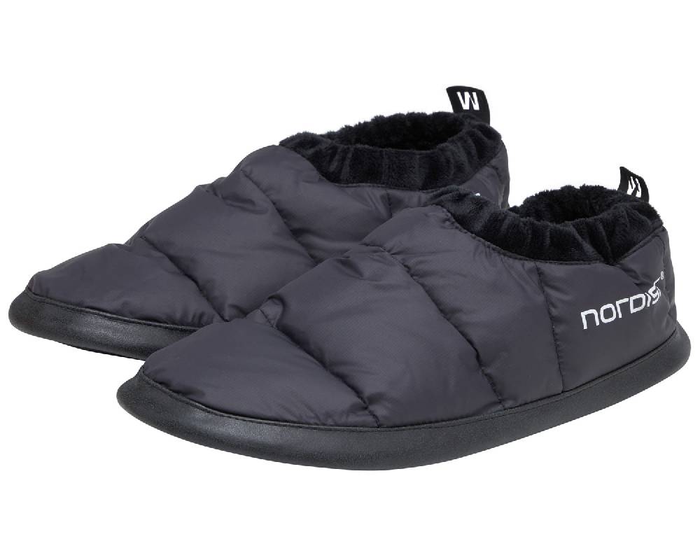 Nordisk Mos down slippers Black Auslauf