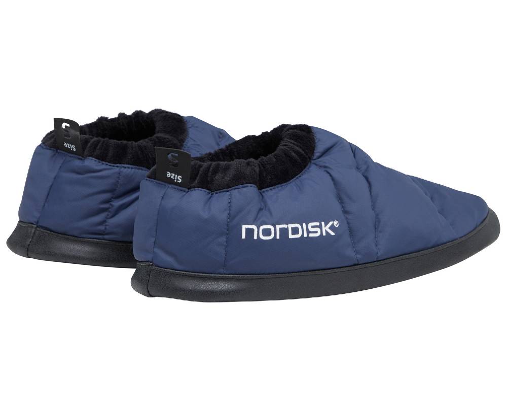 Nordisk Mos down slippers Dress Blue Günstiger Verkauf
