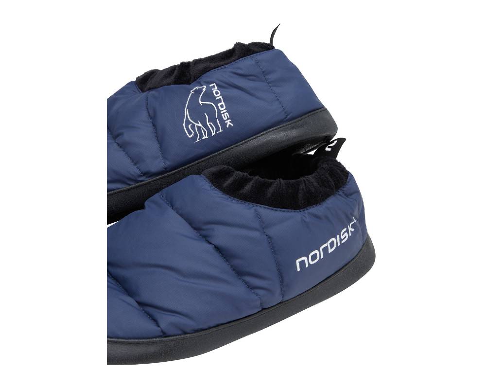Nordisk Mos down slippers Dress Blue Günstiger Verkauf