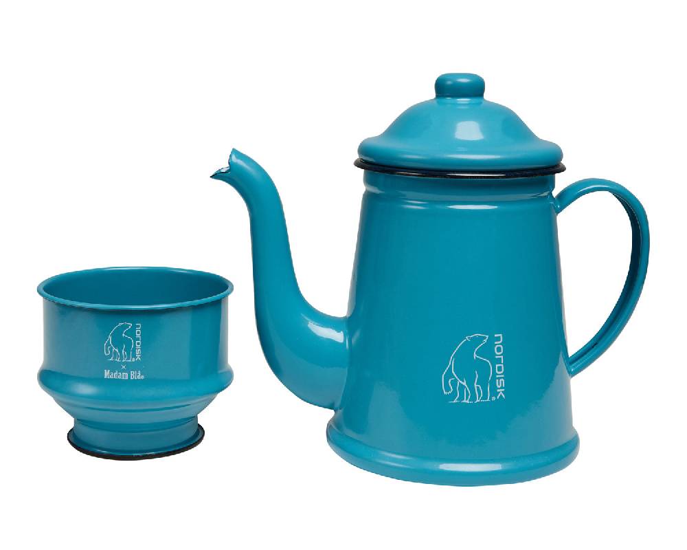 Nordisk Madam Blå coffee pot Sky Blue Sonderangebot