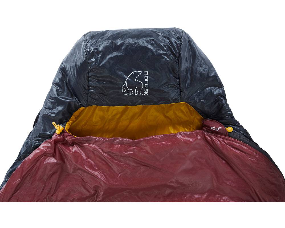 Nordisk Oscar +10° Curve | Kunstfaser Rio Red/ Mustard Yellow/ Black Vatertagsangebot