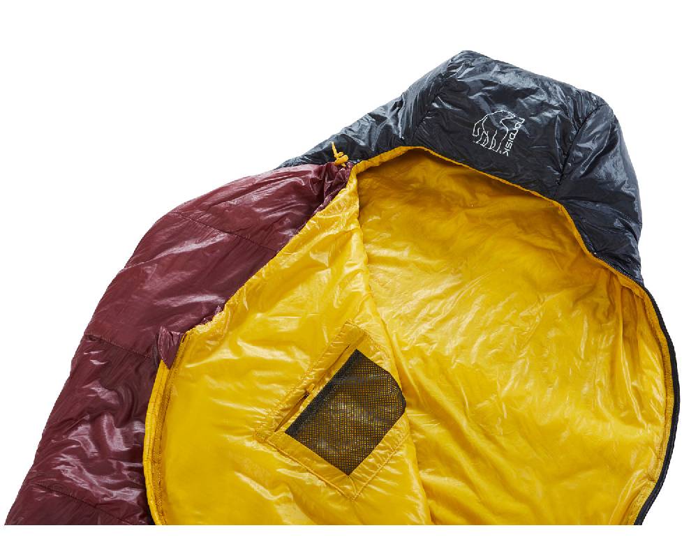 Nordisk Oscar +10° Curve | Kunstfaser Rio Red/ Mustard Yellow/ Black Valentinstagsangebot