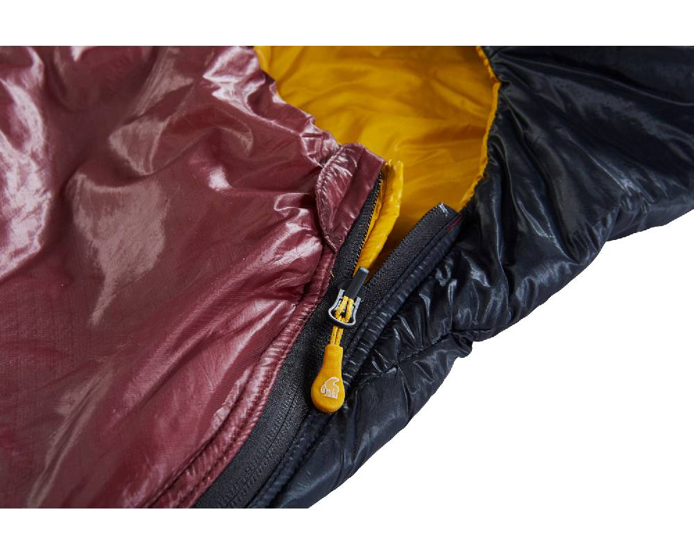 Nordisk Oscar +10° Curve | Kunstfaser Rio Red/ Mustard Yellow/ Black Valentinstagsangebot