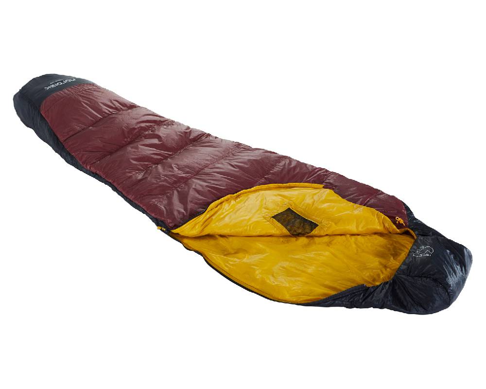 Nordisk Oscar +10° Mummy | Kunstfaser Rio Red/ Mustard Yellow/ Black Heißer Verkauf