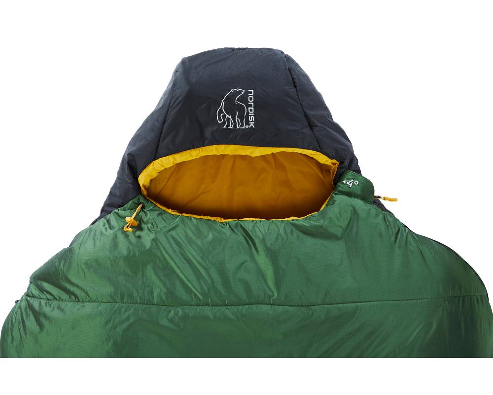 Nordisk Gormsson +4° Curve | Kunstfaser Artichoke Green/Mustard Yellow/Black Räumungsverkauf