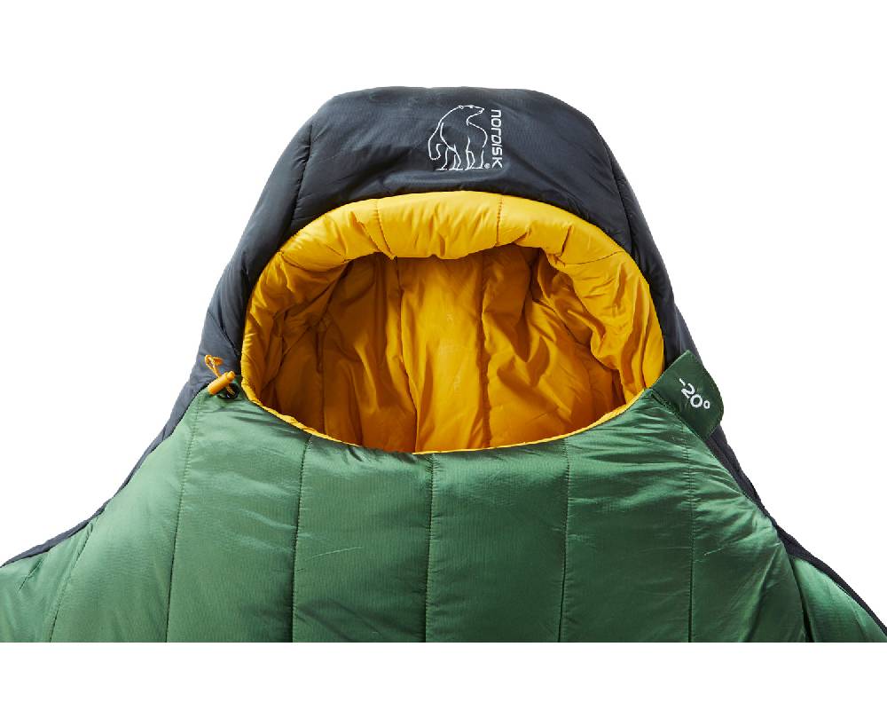 Nordisk Gormsson -20° Mummy| Kunstfaser Artichoke Green/Mustard Yellow/Black Tägliche Deals