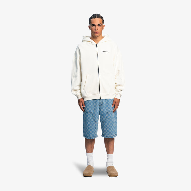 Pequs Plágia Chest Logo Zip Hoodie Zeitbegrenzte Promotion