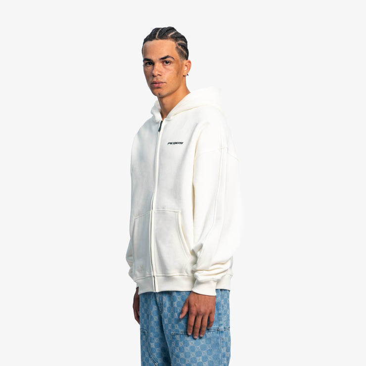 Pequs Plágia Chest Logo Zip Hoodie Zeitbegrenzte Promotion