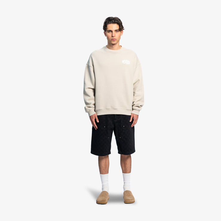 Pequs Mythic Chest Logo Sweater Bis zu 50% Rabatt